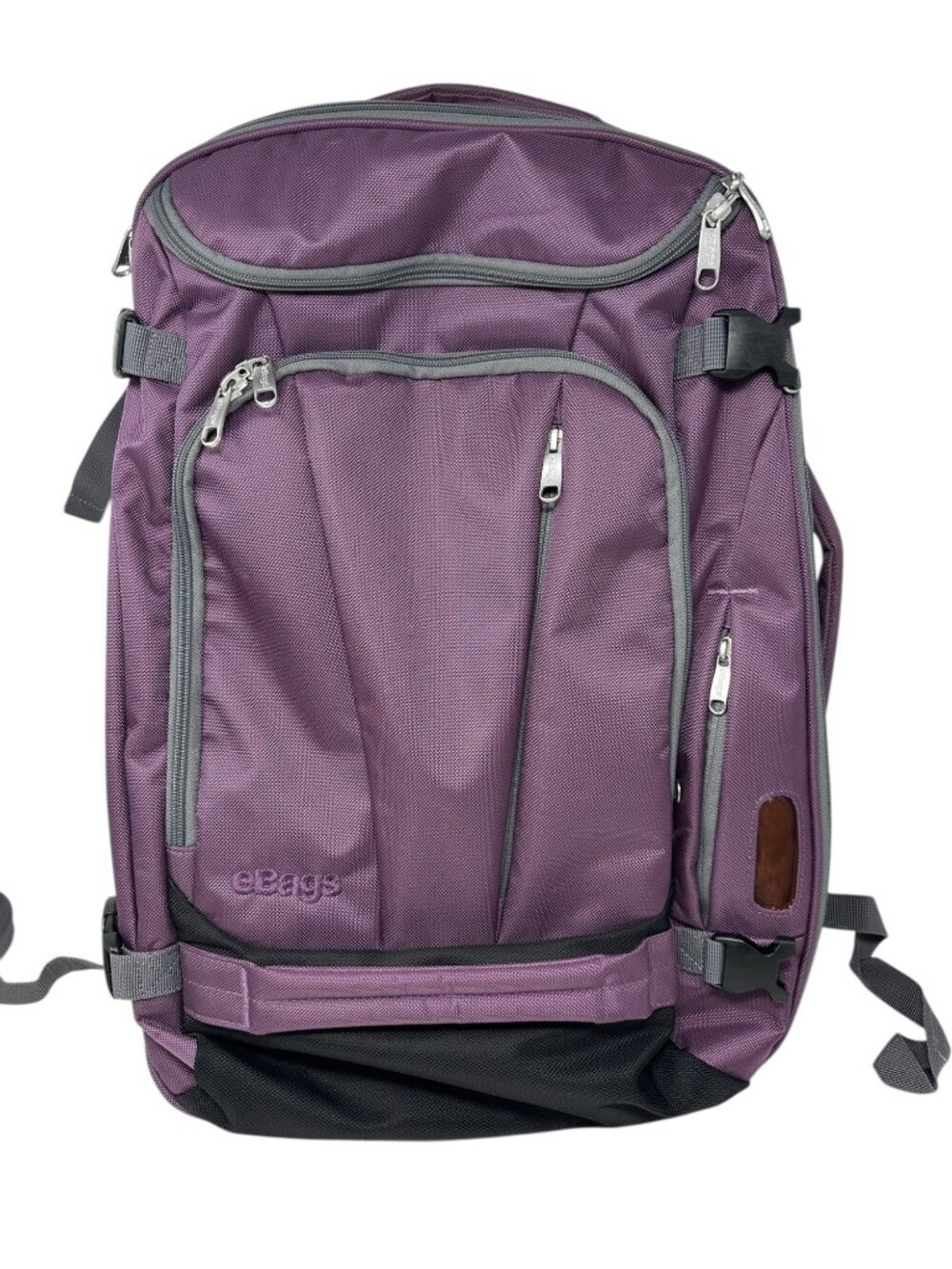 eBags Mother Lode TLS Weekender Convertible Travel Backpack 22" Purple Orange